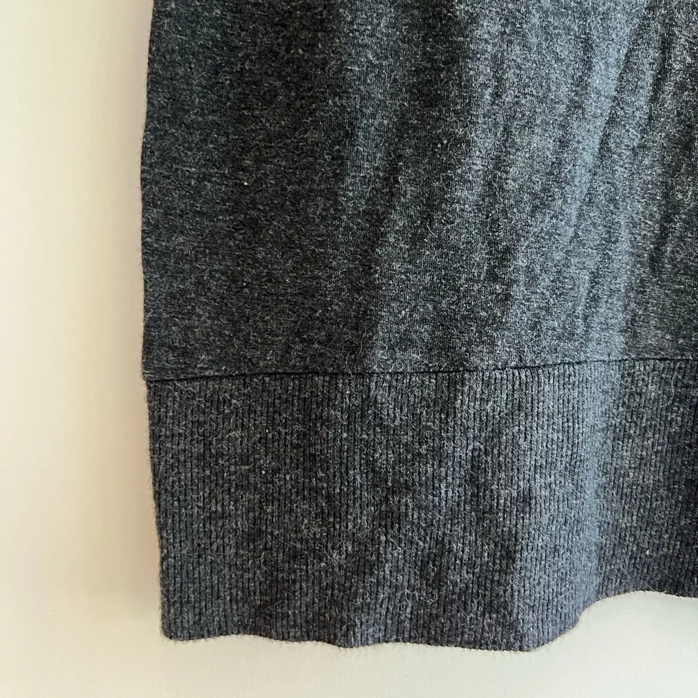 Eileen Fisher Lightweight Viscose Jersey Knit Jewel Neck Tank, Dark Grey, M - Picture 4 of 7
